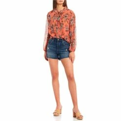 Buy 😍 Jessica Simpson Infinite High Rise Distressed Denim Shorts Bradford ⌛ -Jessica Simpson shop unnamed file 1681