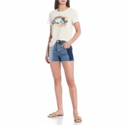 New 🛒 Jessica Simpson Harlow Tulum Pocket Graphic Tee Tulum/gardenia 👍 -Jessica Simpson shop unnamed file 1684