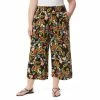 Coupon 🔔 Jessica Simpson Plus Size Wide Leg High Rise Floral Print Pull-On Gaucho Crop Pants Island Wildflower 🛒 -Jessica Simpson shop unnamed file 1689
