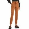Cheapest ⌛ Jessica Simpson Aida Faux Suede Jogger Pants Caramel Cafe 🔔