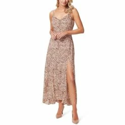 Buy ⌛ Jessica Simpson Tennyson Leopard Swirl-Printed Slip 👗 Dress 🔥