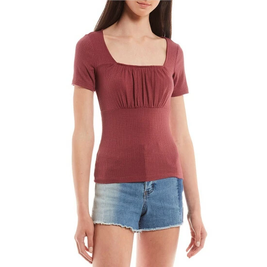 Best reviews of 👏 Jessica Simpson Jordyn Ruched Knit Top Crushed Berry 🎁 3 Best reviews of 👏 Jessica Simpson Jordyn Ruched Knit Top Crushed Berry 🎁