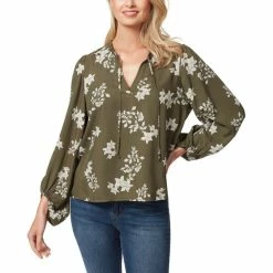 Best reviews of 😍 Jessica Simpson Ruby Floral Printed Boho Top Floral Fawn 👏