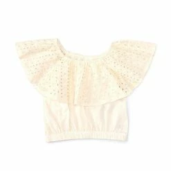 Best deal 👍 Jessica Simpson Big 👧 Girls 7-16 Sleeveless Eyelet Ruffle Crop Top Sea Salt 🎉 9 Best deal 👍 Jessica Simpson Big 👧 Girls 7-16 Sleeveless Eyelet Ruffle Crop Top Sea Salt 🎉 -Jessica Simpson shop unnamed file 1747