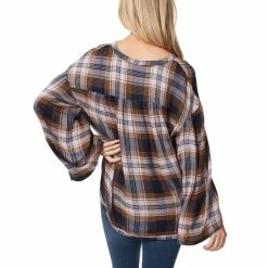 Hot Sale โ๏ธ Jessica Simpson Jenna Plaid Long Bell Sleeve V-Neck Frayed High-Low Hem Top Festive Plaid Black Iris ๐คฉ 7 Hot Sale โ๏ธ Jessica Simpson Jenna Plaid Long Bell Sleeve V-Neck Frayed High-Low Hem Top Festive Plaid Black Iris ๐คฉ -Jessica Simpson shop unnamed file 1759
