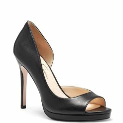 Top 10 ⌛ Jessica Simpson Kimli Peep Toe D'Orsay Pumps Black 🧨 -Jessica Simpson shop unnamed file 209