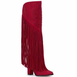 Buy 💯 Jessica Simpson Asire Rhinestone Western Fringe 🥾 Boots Red 🥰 -Jessica Simpson shop unnamed file 22