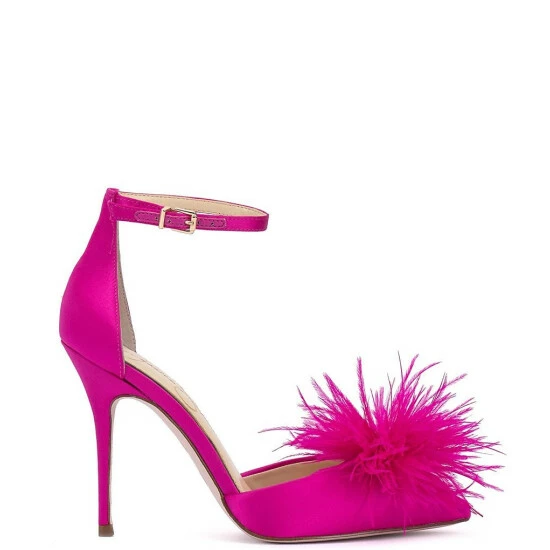 Promo 🔔 Jessica Simpson Wolistie Feather Ankle Strap Stiletto 👗 Dress Pumps Black ✨ 4 Promo 🔔 Jessica Simpson Wolistie Feather Ankle Strap Stiletto 👗 Dress Pumps Black ✨ - Image 2