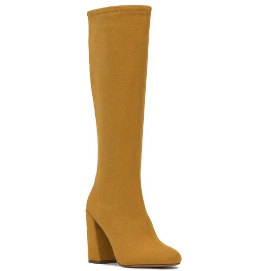 Buy 🥰 Jessica Simpson Benni Faux Suede Block Heel Tall 🥾 Boots Blue Hour 💯 12 Buy 🥰 Jessica Simpson Benni Faux Suede Block Heel Tall 🥾 Boots Blue Hour 💯 - Image 10