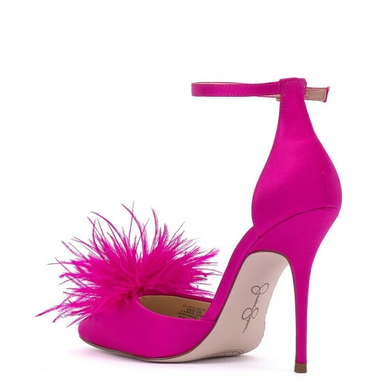 Promo 🔔 Jessica Simpson Wolistie Feather Ankle Strap Stiletto 👗 Dress Pumps Black ✨ 6 Promo 🔔 Jessica Simpson Wolistie Feather Ankle Strap Stiletto 👗 Dress Pumps Black ✨ - Image 4