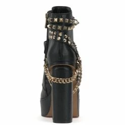 Best Pirce 🔥 Jessica Simpson Lannoli Studded Chain Lug Sole Platform Booties Black ⌛ -Jessica Simpson shop unnamed file 278