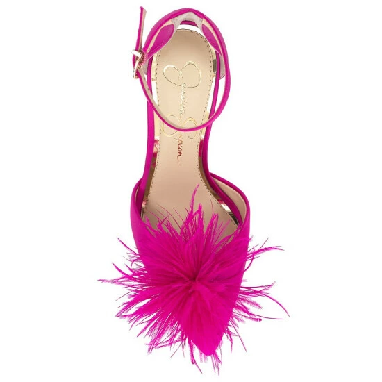 Promo 🔔 Jessica Simpson Wolistie Feather Ankle Strap Stiletto 👗 Dress Pumps Black ✨ 8 Promo 🔔 Jessica Simpson Wolistie Feather Ankle Strap Stiletto 👗 Dress Pumps Black ✨ - Image 6