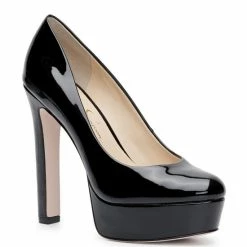 Best reviews of 🌟 Jessica Simpson Nellah Patent Platform Pumps Black ✔️