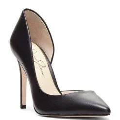 Buy 💯 Jessica Simpson Prizma Leather D'Orsay Pumps Black Leather 👍 -Jessica Simpson shop unnamed file 342