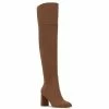 Coupon 👍 Jessica Simpson Akemi Faux Suede Over-the-Knee 🥾 Boots Tobacco 🔔