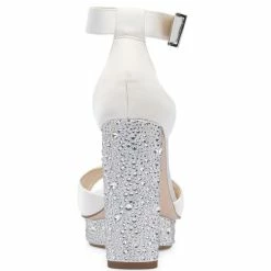 Buy ⌛ Jessica Simpson Bridal Collection Everyn Platform Rhinestone 👗 Dress 🩴 Sandals White 😍 -Jessica Simpson shop unnamed file 393