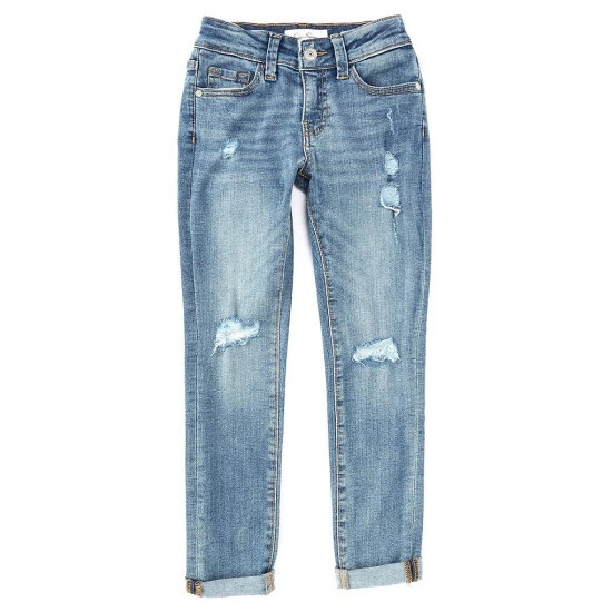Cheapest ๐ Jessica Simpson Big ๐ง Girls 7-16 #double;Kiss Me#double; Basic Skinny ๐ Jeans Dark Vintage Wash ๐ 5 Cheapest ๐ Jessica Simpson Big ๐ง Girls 7-16 #double;Kiss Me#double; Basic Skinny ๐ Jeans Dark Vintage Wash ๐ - Image 3