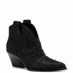 Best deal ⌛ Jessica Simpson Zadie Rhinestone Western Booties Black Glitter ✔️ -Jessica Simpson shop unnamed file 41