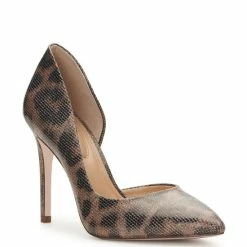 Brand new 🔔 Jessica Simpson Prizma8 Leopard Print D'Orsay Pumps Light Bronze 😀