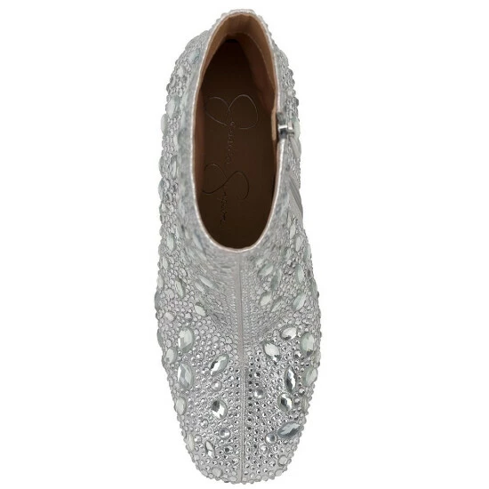 Outlet ๐ Jessica Simpson Dollyi Rhinestone Embellished Platform Booties Silver โค๏ธ 8 Outlet ๐ Jessica Simpson Dollyi Rhinestone Embellished Platform Booties Silver โค๏ธ - Image 6