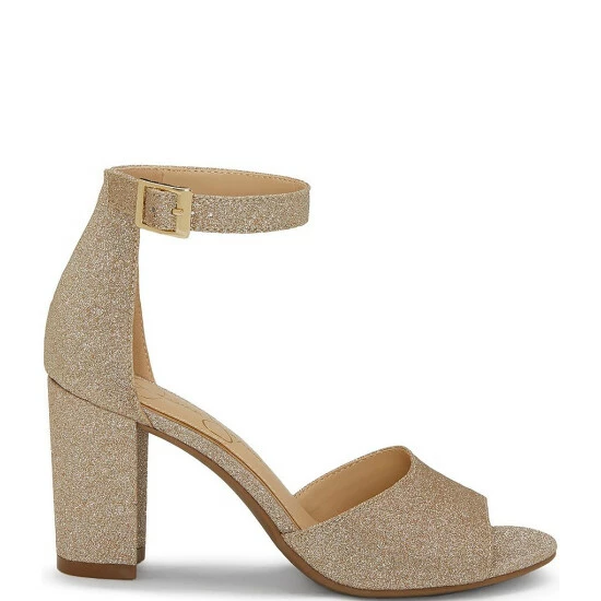 Coupon 👏 Jessica Simpson Sherron Ankle Strap Block Heel 🩴 Sandals Champagne ⭐ 4 Coupon 👏 Jessica Simpson Sherron Ankle Strap Block Heel 🩴 Sandals Champagne ⭐ - Image 2