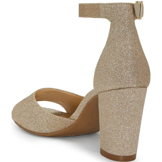 Coupon 👏 Jessica Simpson Sherron Ankle Strap Block Heel 🩴 Sandals Champagne ⭐ 6 Coupon 👏 Jessica Simpson Sherron Ankle Strap Block Heel 🩴 Sandals Champagne ⭐ - Image 4