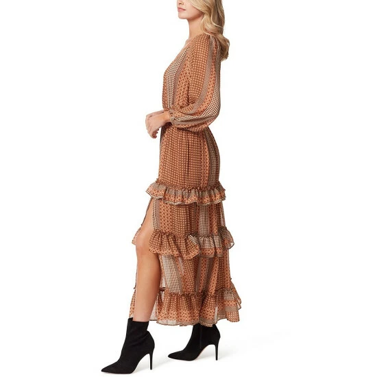 Best reviews of 🤩 Jessica Simpson Kelley Mix Print Stripe Long Sleeve Ruffle Tiered Maxi 👗 Dress Dew Stripe Clay 😀 5 Best reviews of 🤩 Jessica Simpson Kelley Mix Print Stripe Long Sleeve Ruffle Tiered Maxi 👗 Dress Dew Stripe Clay 😀 - Image 3