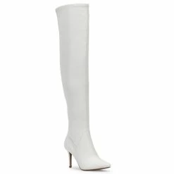 Buy 👍 Jessica Simpson Abrine Stretch Over-the-Knee 🥾 Boots White 🤩 -Jessica Simpson shop unnamed file 466