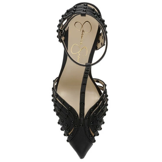 Brand new 🌟 Jessica Simpson Wisata Studded T-Strap 👗 Dress Pumps Black 🔔 8 Brand new 🌟 Jessica Simpson Wisata Studded T-Strap 👗 Dress Pumps Black 🔔 - Image 6