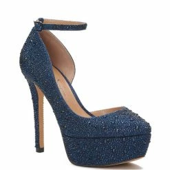 Promo 🔥 Jessica Simpson Ormanda Rhinestone D'Orsay Ankle Strap Platform Pumps Intense Red ⌛ -Jessica Simpson shop unnamed file 490