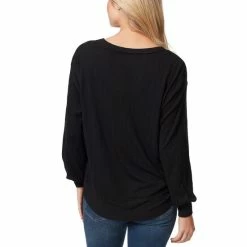 Cheapest 🎁 Jessica Simpson Poppy Scoop Neck Long Sleeve Textured Stripe Knit Rib-Trim Pullover Sweater Misty Rose ⭐ -Jessica Simpson shop unnamed file 513