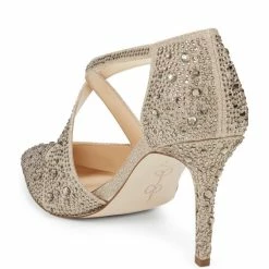 Brand new ⌛ Jessica Simpson Accile Glitter Jewel Embellished Stiletto Pumps Black 😀 -Jessica Simpson shop unnamed file 52