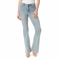 Top 10 😉 Jessica Simpson Charmed Fitted High Rise Flare 👖 Jeans Fade Away 🔥
