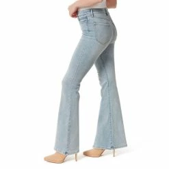 Top 10 😉 Jessica Simpson Charmed Fitted High Rise Flare 👖 Jeans Fade Away 🔥 -Jessica Simpson shop unnamed file 574