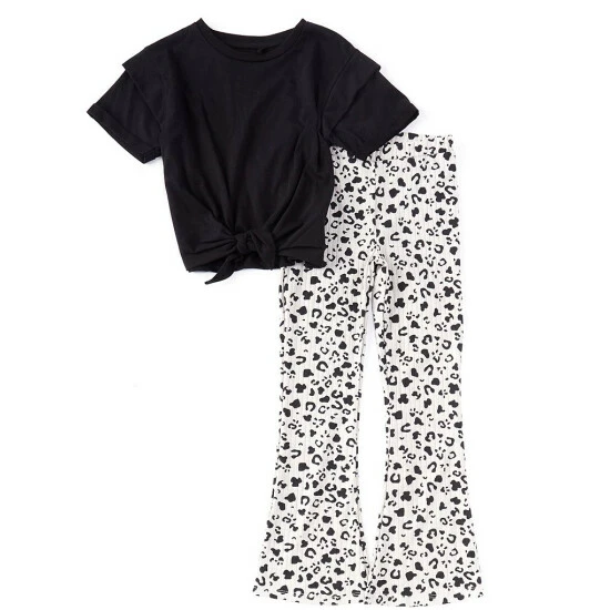 Flash Sale โค๏ธ Jessica Simpson Big ๐ง Girls 7-16 2pc Flare Pant Two Piece Set Beige ๐งจ 4 Flash Sale โค๏ธ Jessica Simpson Big ๐ง Girls 7-16 2pc Flare Pant Two Piece Set Beige ๐งจ - Image 2