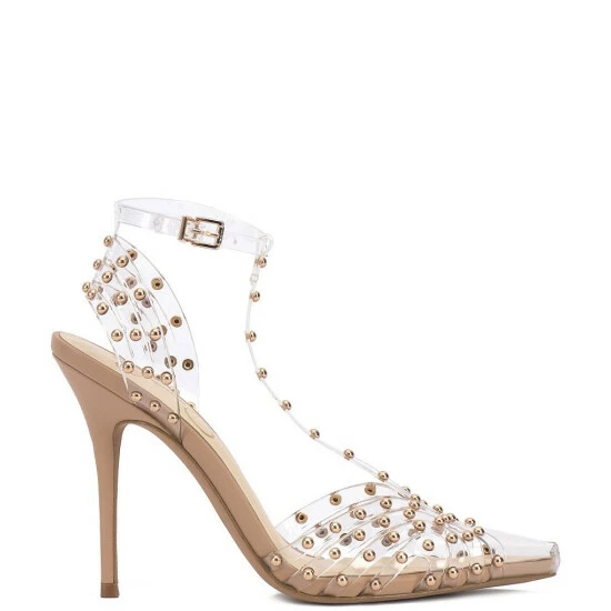 New ๐ฅ Jessica Simpson Wisata Clear Studded T-Strap ๐ Dress Pumps ๐งจ 4 New ๐ฅ Jessica Simpson Wisata Clear Studded T-Strap ๐ Dress Pumps ๐งจ - Image 2
