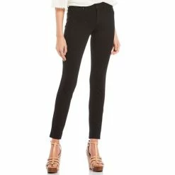 Hot Sale 🧨 Jessica Simpson Kiss Me Super Skinny Ponte Pants Black 👏