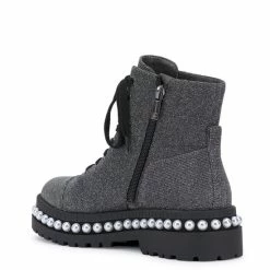 Outlet 😍 Jessica Simpson Eilir Textured Pearl Studded Platform Moto Booties Pewter 🔔 -Jessica Simpson shop unnamed file 683