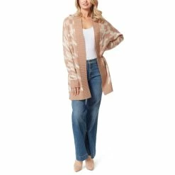 Best deal ✔️ Jessica Simpson Meghan Houndstooth-Checked Round Neck Long-Sleeve Open-Front Cardigan Houndstooth Check 😉 -Jessica Simpson shop unnamed file 722