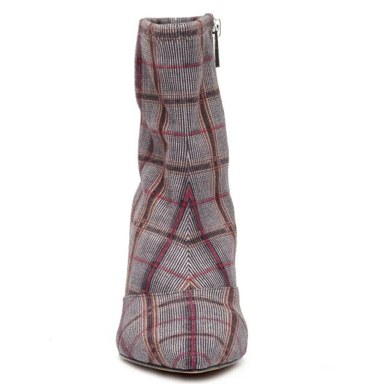Deals ๐ Jessica Simpson Hendria Plaid Print Block Heel Booties Black/white โจ 7 Deals ๐ Jessica Simpson Hendria Plaid Print Block Heel Booties Black/white โจ - Image 5
