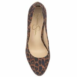 New ❤️ Jessica Simpson Nellah Leopard Print Platform Pumps Natural 🧨 -Jessica Simpson shop unnamed file 740