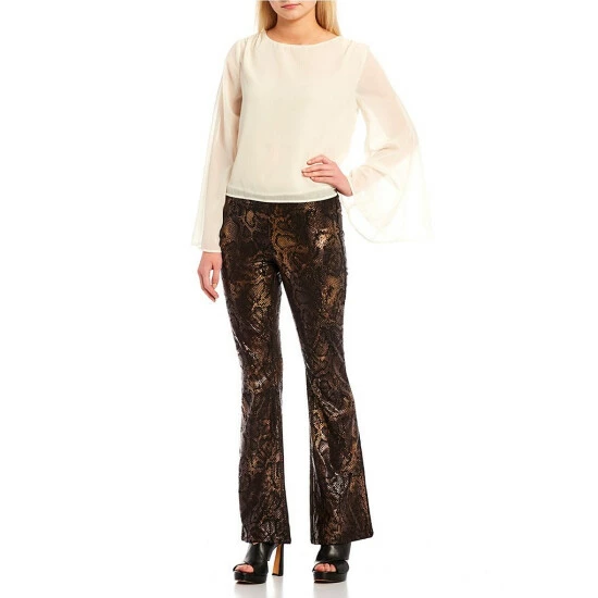 Flash Sale ๐ฅ Jessica Simpson High Rise Snake Print Pull On Flare Legs ๐ Jeans Black ๐ 5 Flash Sale ๐ฅ Jessica Simpson High Rise Snake Print Pull On Flare Legs ๐ Jeans Black ๐ - Image 3