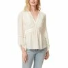 Buy 🔔 Jessica Simpson Briar Long Sleeve V-Neck Peasant Top Hibiscus 😍 -Jessica Simpson shop unnamed file 762
