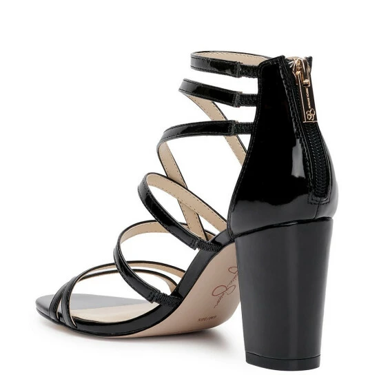 Budget ๐คฉ Jessica Simpson Stassey Patent Strappy Block Heel ๐ Dress ๐ฉด Sandals Black Patent ๐ 6 Budget ๐คฉ Jessica Simpson Stassey Patent Strappy Block Heel ๐ Dress ๐ฉด Sandals Black Patent ๐ - Image 4
