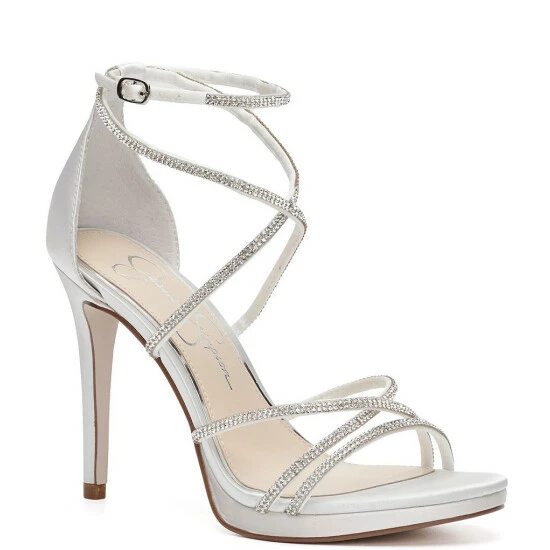 Discount โ๏ธ Jessica Simpson Bridal Collection Jaeya Strappy ๐ Dress ๐ฉด Sandals White ๐ 3 Discount โ๏ธ Jessica Simpson Bridal Collection Jaeya Strappy ๐ Dress ๐ฉด Sandals White ๐