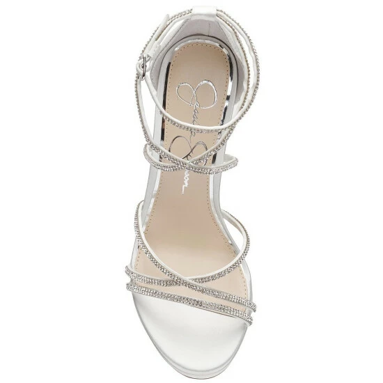 Discount โ๏ธ Jessica Simpson Bridal Collection Jaeya Strappy ๐ Dress ๐ฉด Sandals White ๐ 8 Discount โ๏ธ Jessica Simpson Bridal Collection Jaeya Strappy ๐ Dress ๐ฉด Sandals White ๐ - Image 6