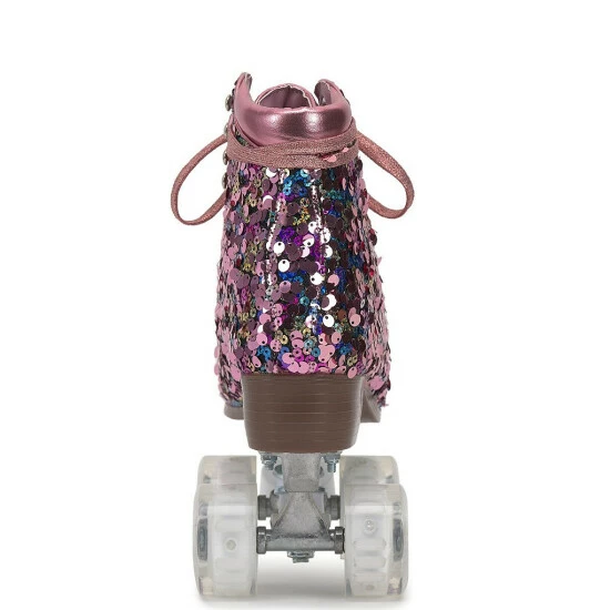 Brand new ⌛ Jessica Simpson Rollstar Rose Sequin Light Up Roller Skates Rose Gold/multi 🤩 5 Brand new ⌛ Jessica Simpson Rollstar Rose Sequin Light Up Roller Skates Rose Gold/multi 🤩 - Image 3