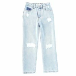 Best reviews of 😍 Jessica Simpson Big 👧 Girls 7-16 Mid-Rise Mom Wide Leg 👖 Jeans Medium Light Wash ✨