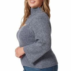 Best Sale ๐ Jessica Simpson Plus Size Kaida Ribbed Heather Knit Mock Neck Long Sleeve Cut-Out Sweater Navy Blazer โญ 7 Best Sale ๐ Jessica Simpson Plus Size Kaida Ribbed Heather Knit Mock Neck Long Sleeve Cut-Out Sweater Navy Blazer โญ -Jessica Simpson shop unnamed file 874