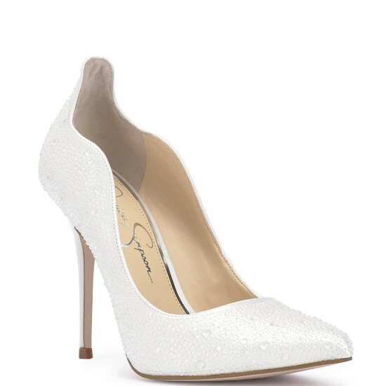 Brand new โ Jessica Simpson Bridal Collection Wayva Stiletto Rhinestone Pumps White ๐ 3 Brand new โ Jessica Simpson Bridal Collection Wayva Stiletto Rhinestone Pumps White ๐